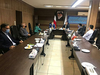 جلسه هيات مديره کانون استان باآقاي دکترسلطاني معاونت محترم اموراسناداداره کل ثبت اسنادواملاک استان آذربايجان شرقي